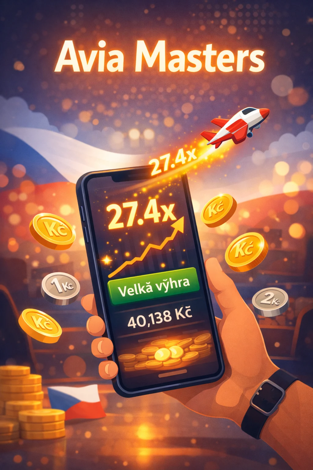 Hraní Avia Masters na iOS zařízeních