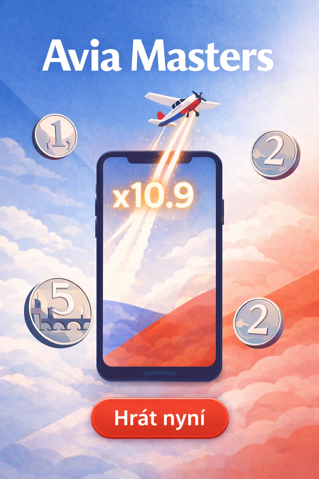 Hraní Avia Masters na mobilu